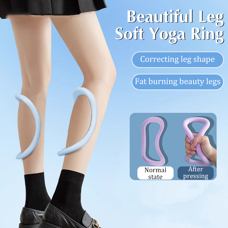Pilates Yoga Ring - 1Pc TPR doux Fascia extensible Fitness