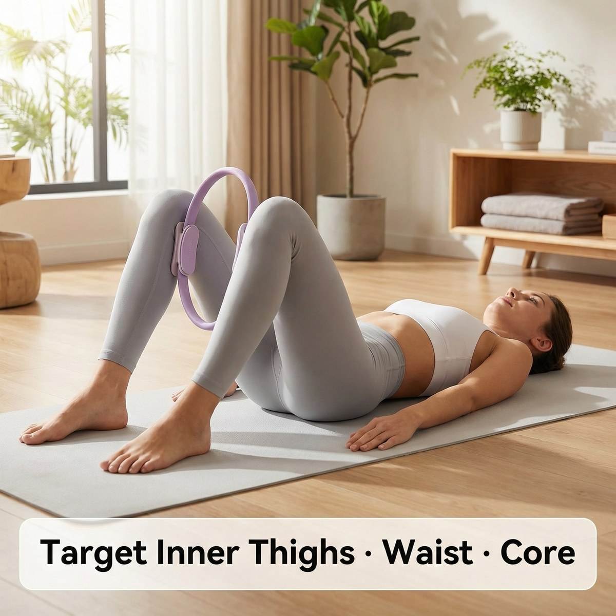 Pilates Yoga Ring - Anneau de Pilates de 38 cm,
