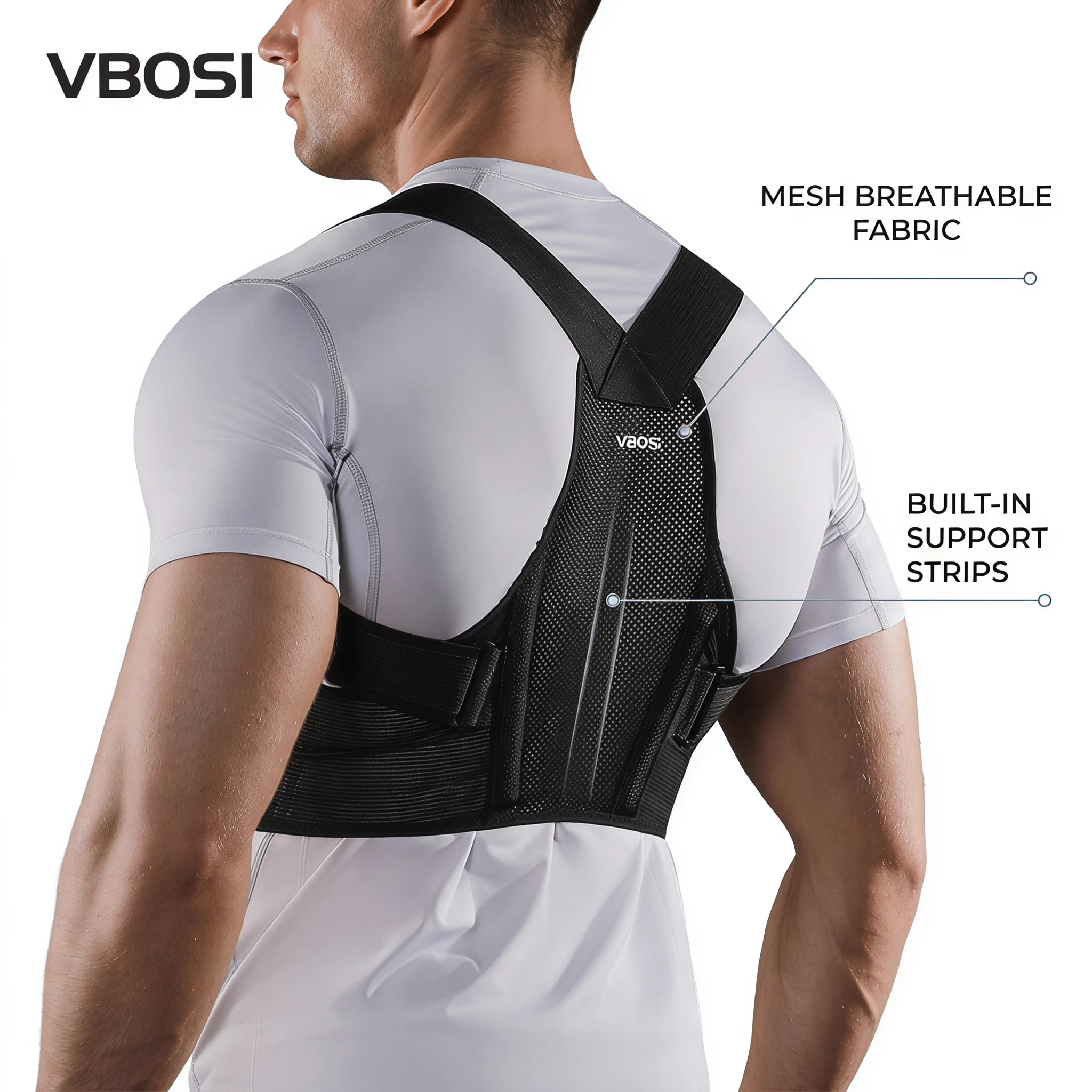 Posture Pole Corrector - Correcteur de posture réglable VBOSI en