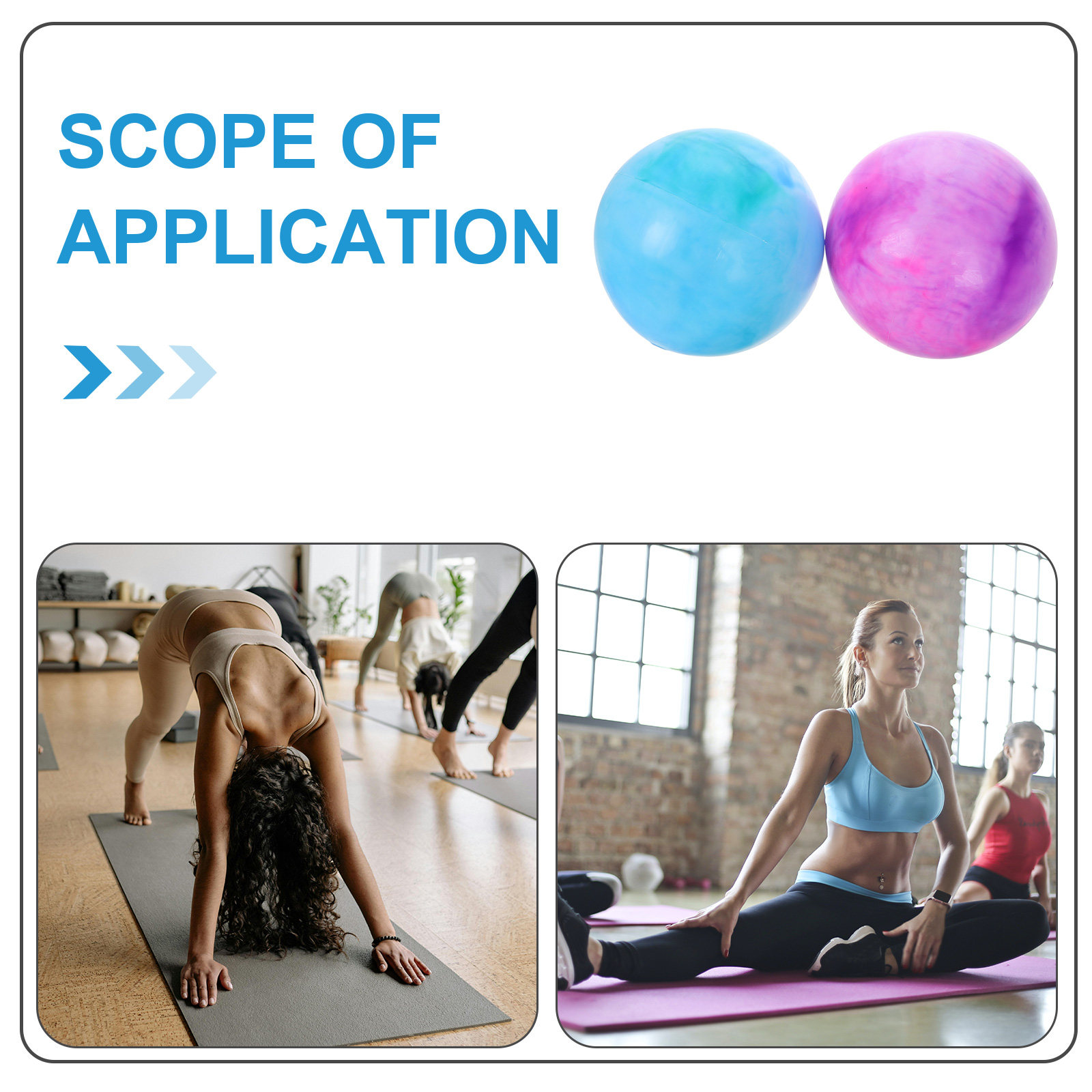 2 ballons de Pilates/Yoga gonf - Pilates Yoga Ball Workout avis et prix