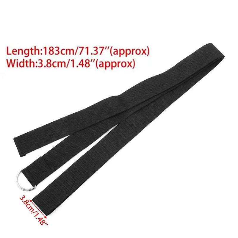 183*3.8cm sangle de Yoga coton - Pilates Yoga Ring avis et prix