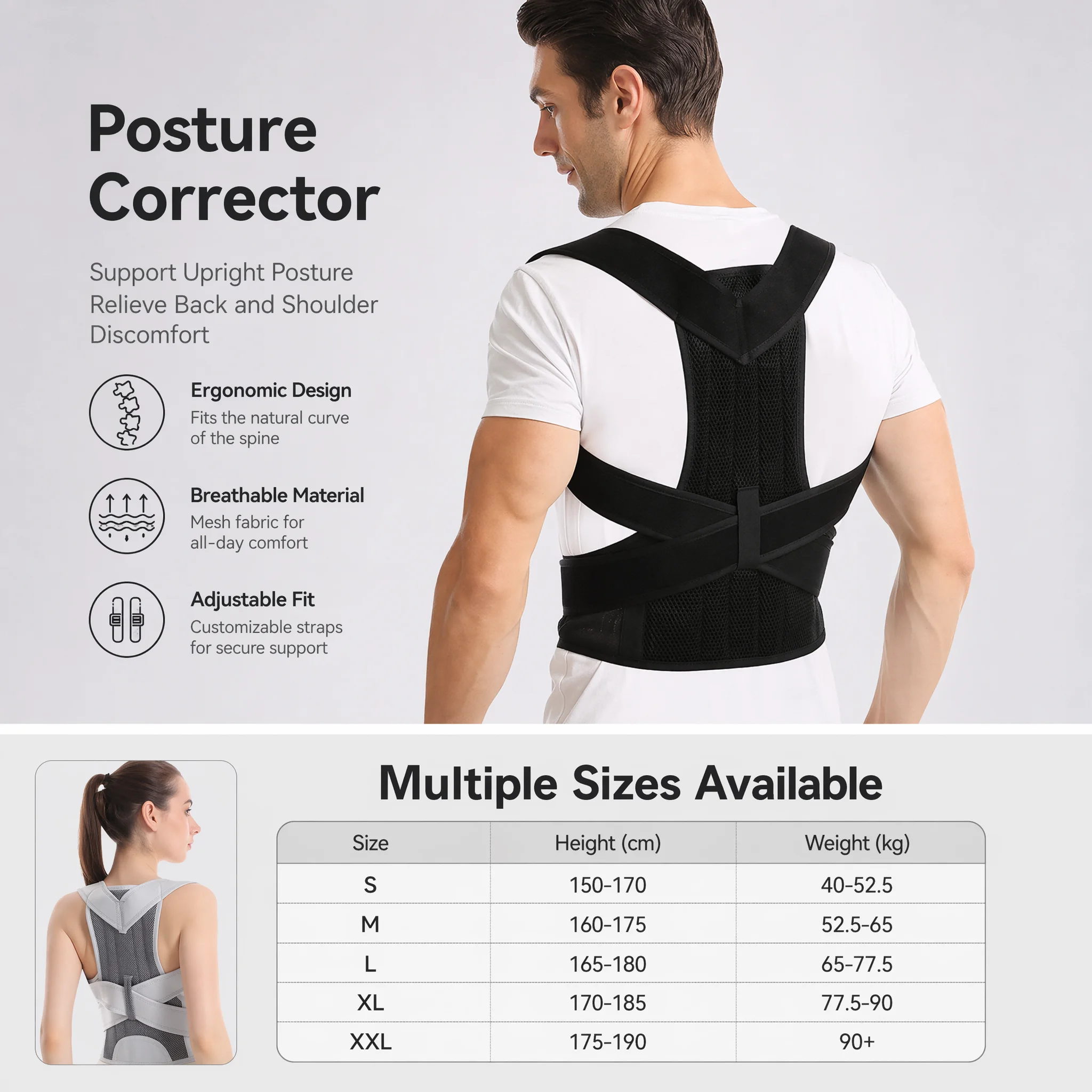 Correcteur de posture réglable - Posture Pole Corrector avis et prix