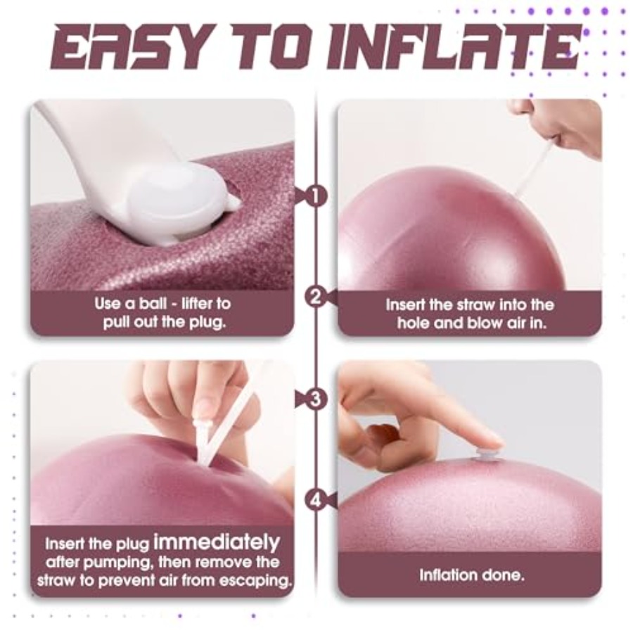 Petit ballon d'exercice - Ball - Pilates Yoga Ball Workout avis et prix