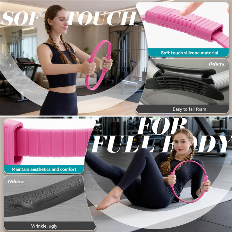 Anneau de yoga en silicone à d - Pilates Yoga Ring avis et prix
